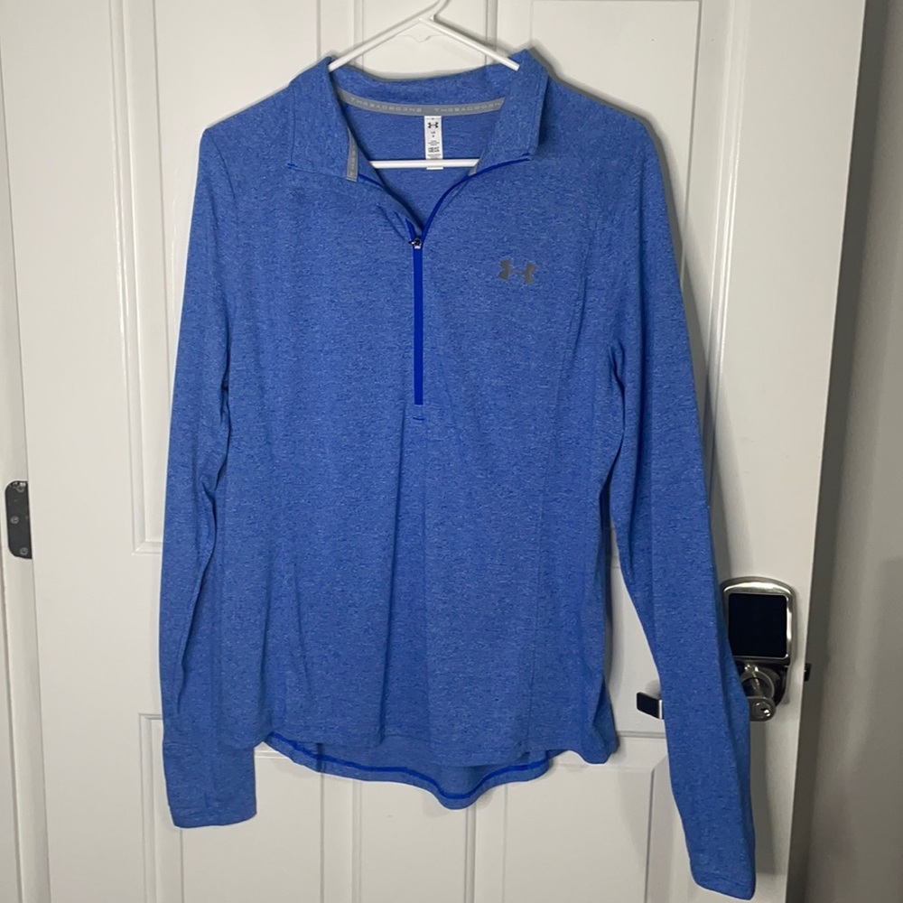 Blue under armor half zip